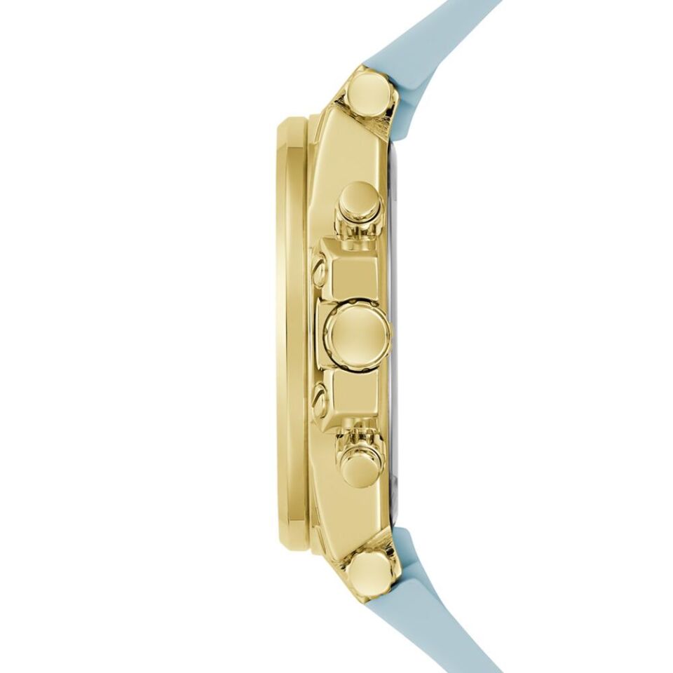 Guess GUGW0699L1 Quartz Silikon Mavi Altın Rengi Kadran 38 mm Kadın Kol Saati