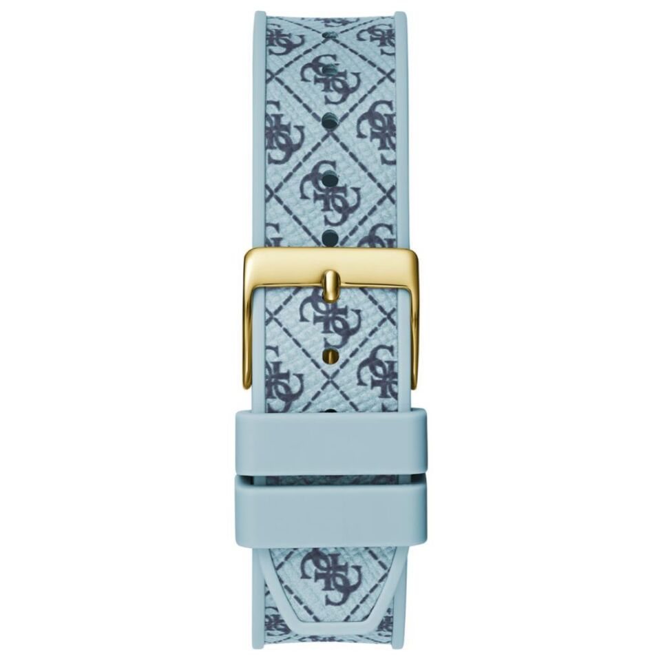 Guess GUGW0699L1 Quartz Silikon Mavi Altın Rengi Kadran 38 mm Kadın Kol Saati