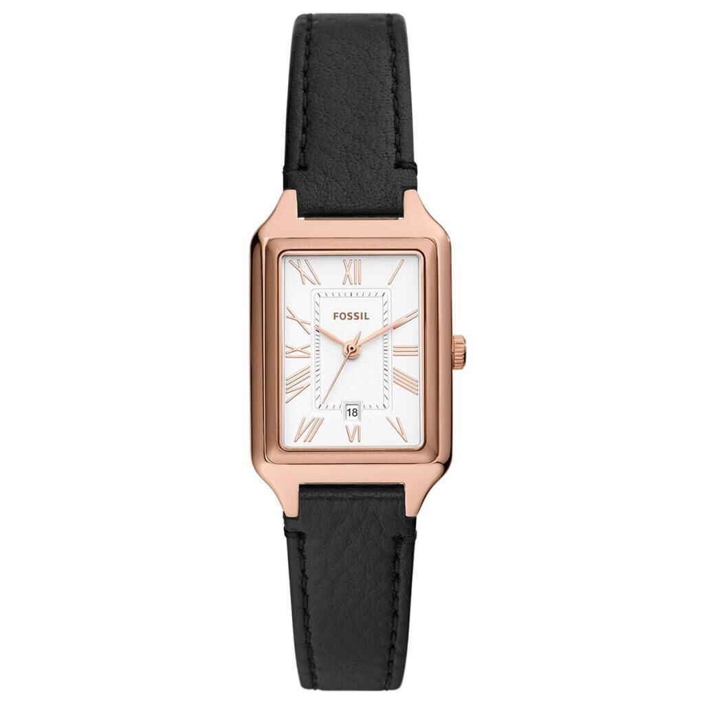 Fossil FES5310 Quartz Dikdörtgen Kasa Deri Siyah 23 mm Kadın Kol Saati
