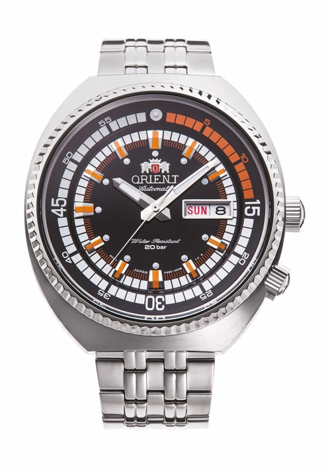 Orient RA-AA0E05B19B Çelik Siyah Kadran 43 mm Otomatik Erkek Kol Saati