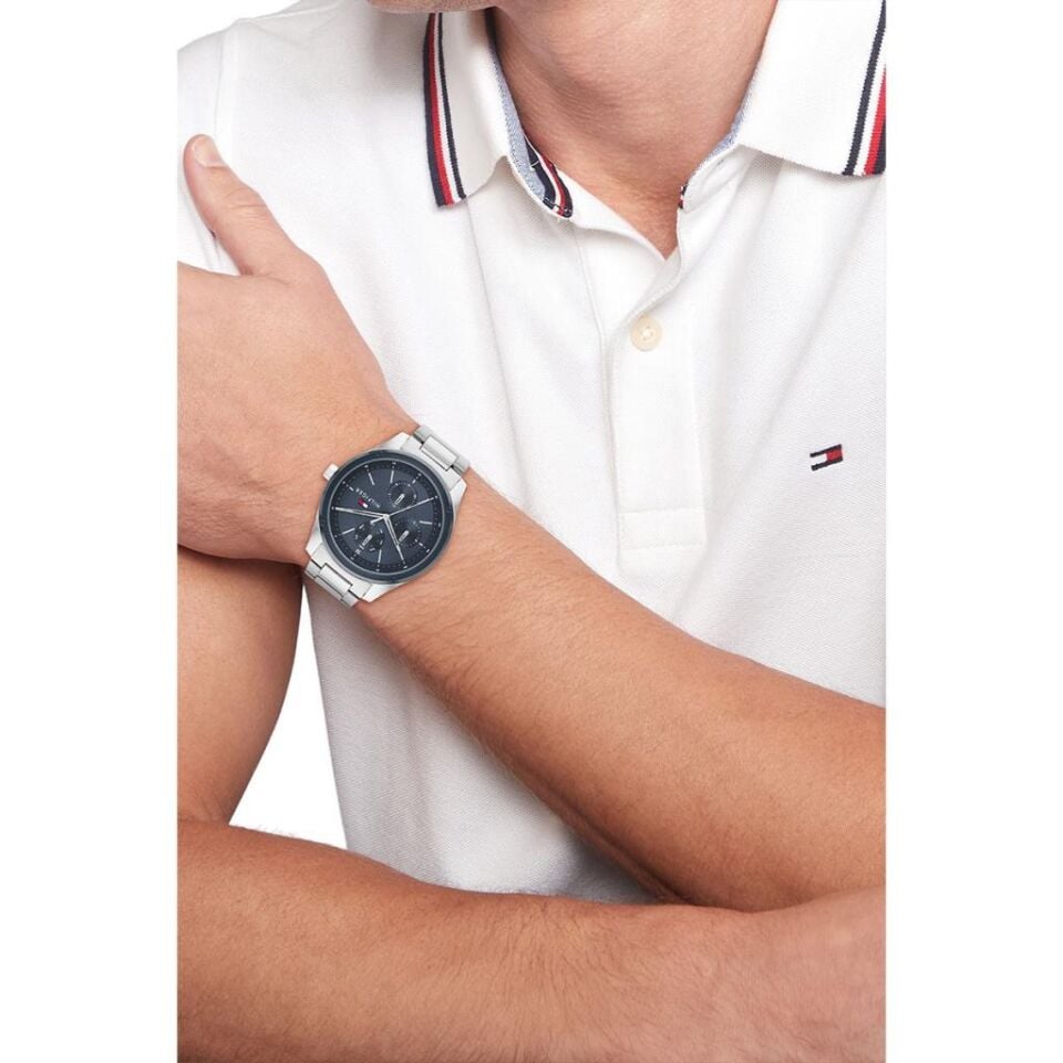 Tommy Hilfiger TH1710532 Quartz Çelik Gri 43 mm Erkek Kol Saati