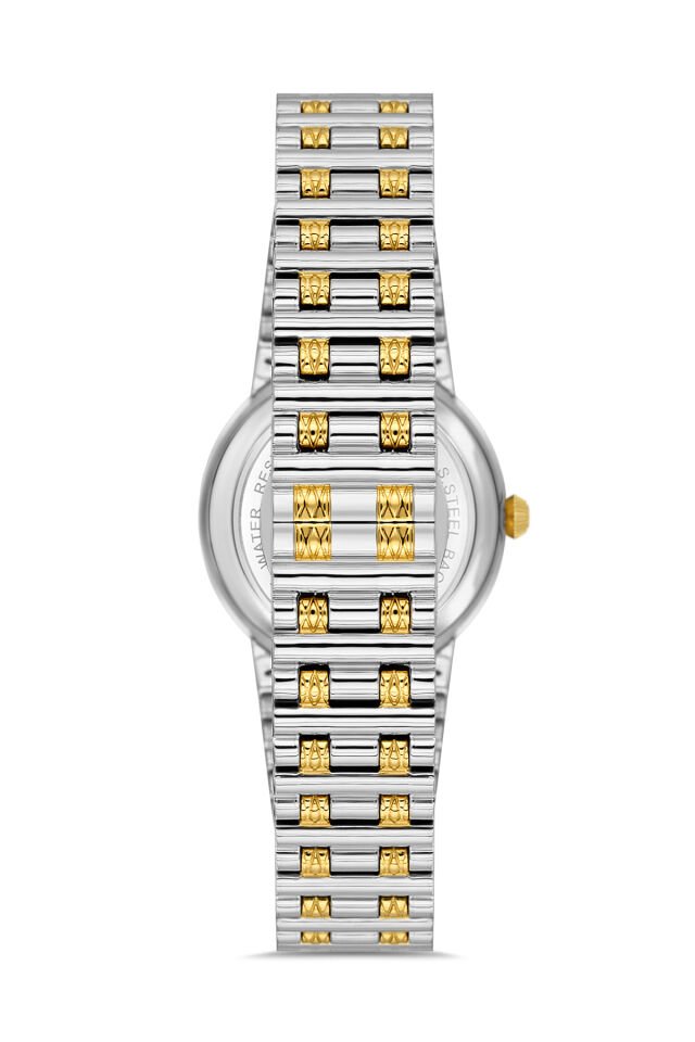 Ferro FL43010A-D Quartz Çelik Altın/Gri 30 mm Kadın Kol Saati