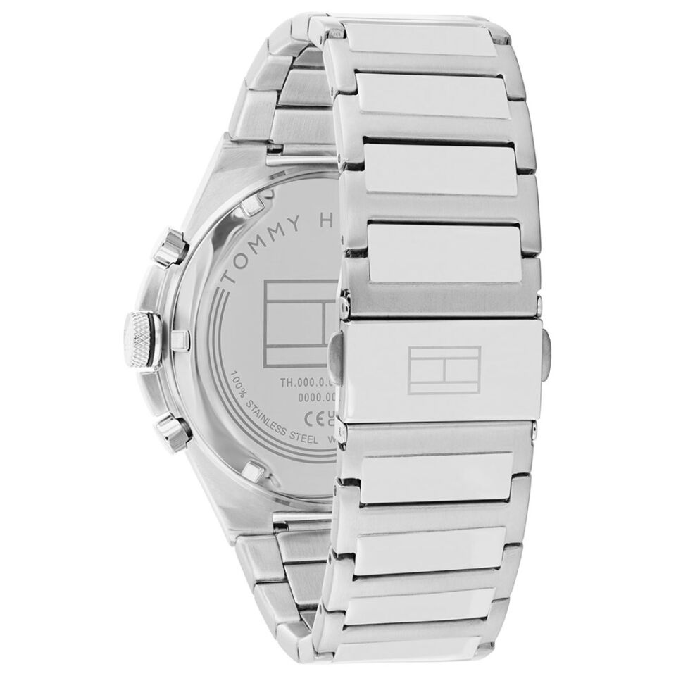Tommy Hilfiger TH1792088 Quartz Çelik Gri Yeşil Kadran 46 mm Erkek Kol Saati
