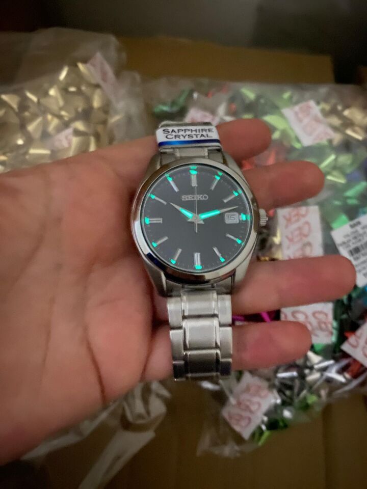 Seiko SUR311P Quartz Çelik Gri Siyah Kadran 40 mm Erkek Kol Saati