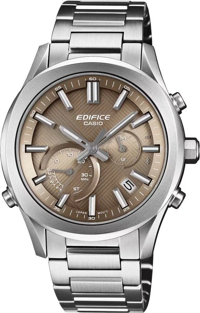 Casio Edifice EQB-1300D-5ADF Solar Çelik Gri Safir 10 ATM 40 mm Erkek Kol Saati