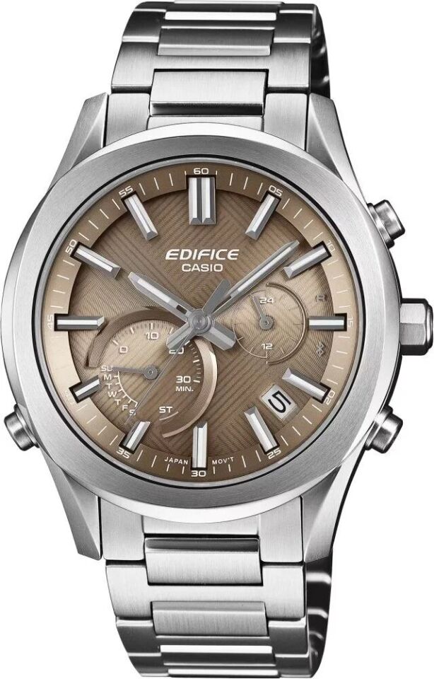 Casio Edifice EQB-1300D-5ADF Solar Çelik Gri Safir 10 ATM 40 mm Erkek Kol Saati