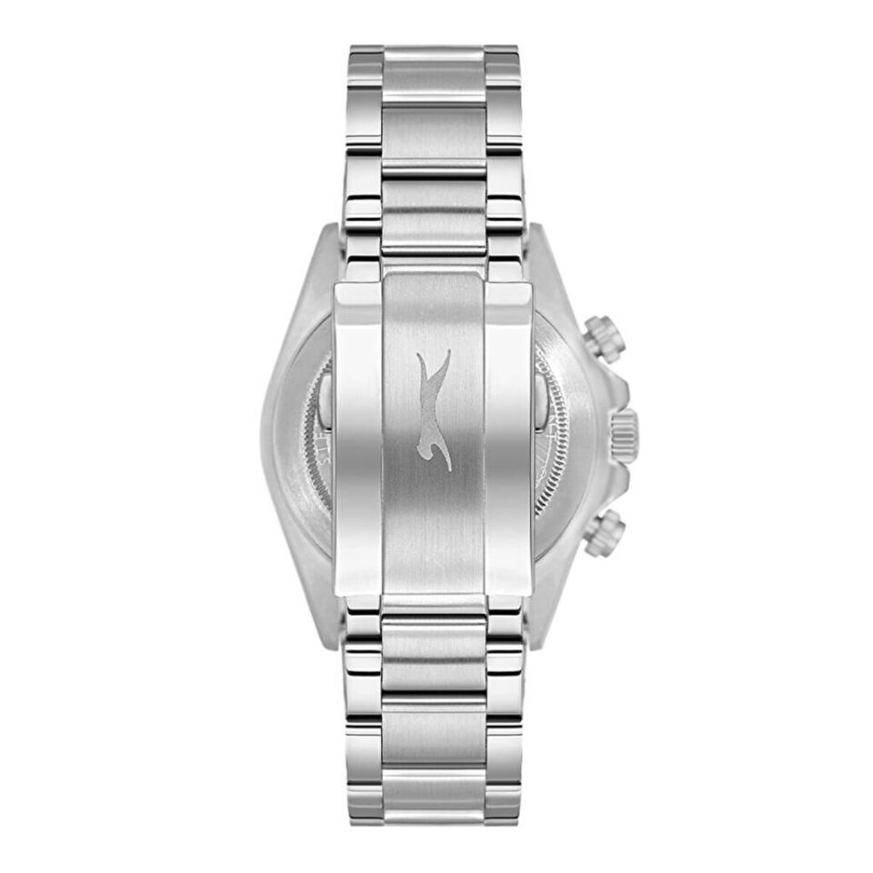 Slazenger SL.09.2512.2.05 Quartz Çelik Gri Siyah Kadran 40 mm Erkek Kol Saati