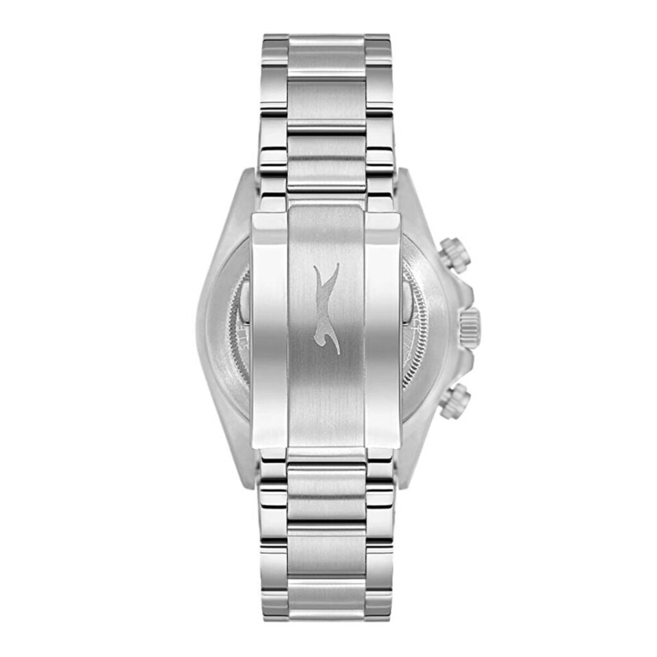 Slazenger SL.09.2512.2.05 Quartz Çelik Gri Siyah Kadran 40 mm Erkek Kol Saati