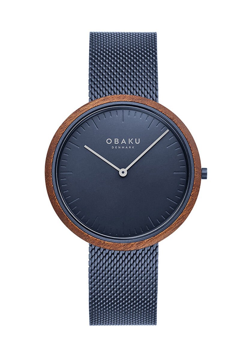 Obaku Denmark V245GXLLML Quartz Çelik Lacivert Safir Cam 40 mm Erkek Kol Saati