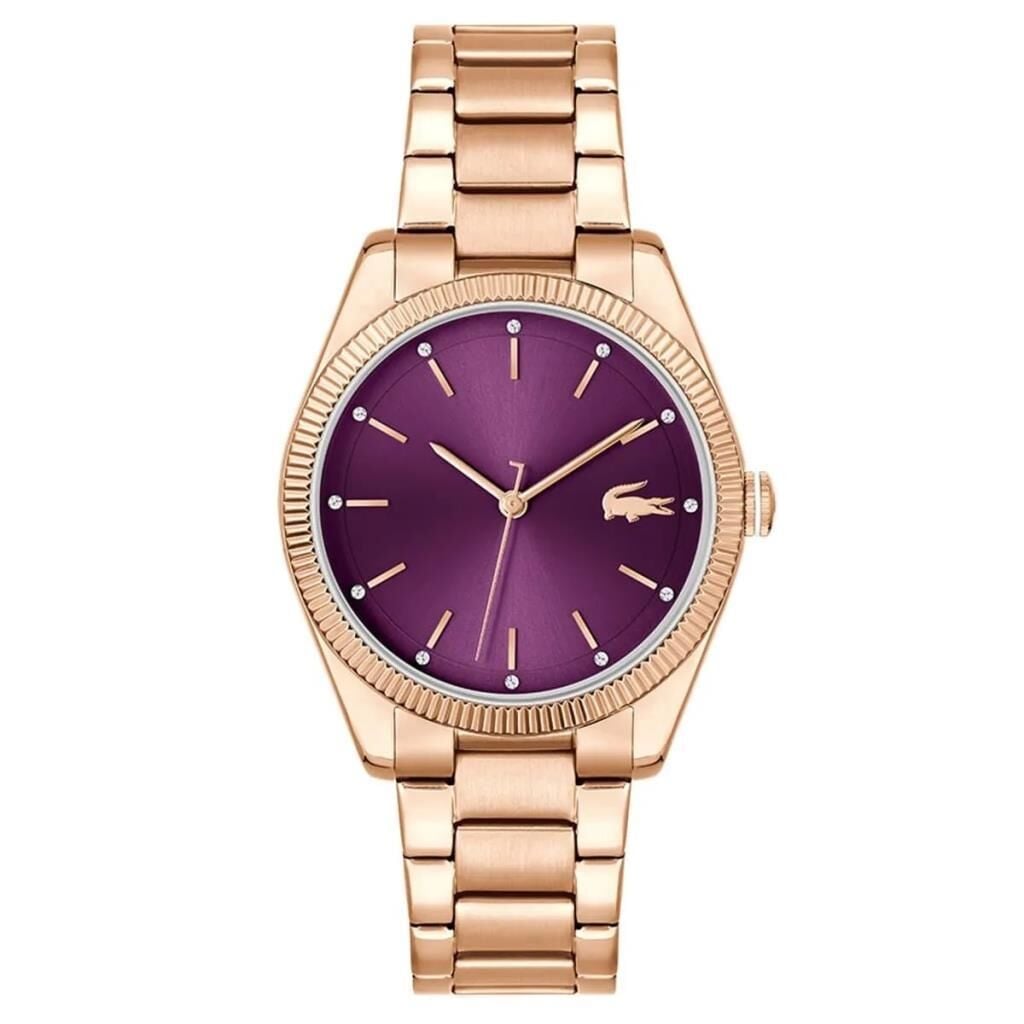Lacoste 2001402 Quartz Çelik Rose Mor Kadran 36 mm Kadın Kol Saati