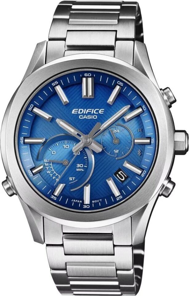 Casio Edifice EQB-1300D-2ADF Solar Çelik Gri Safir 10 ATM 40 mm Erkek Kol Saati