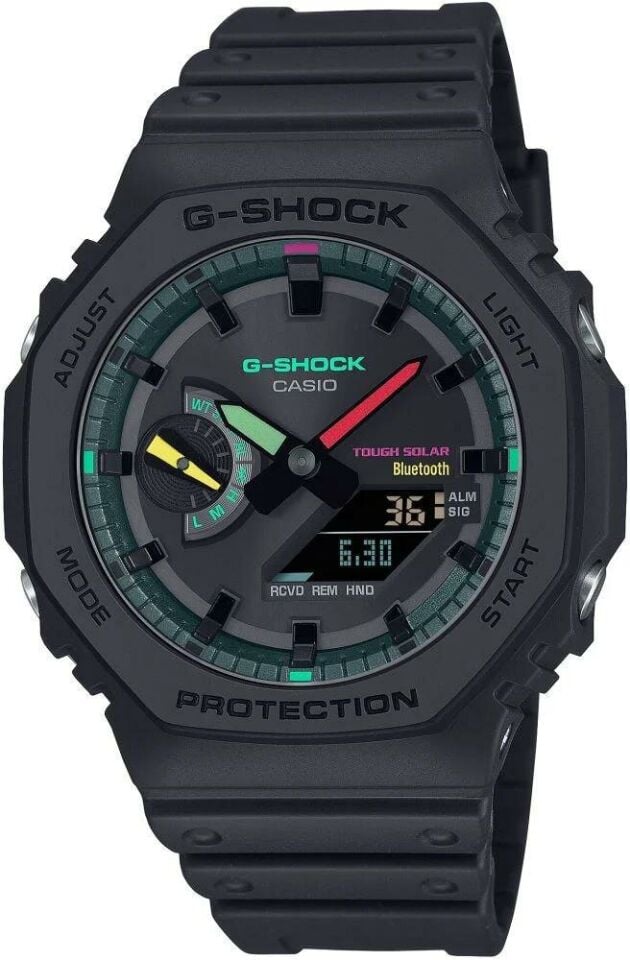 Casio GA-B2100MF-1ADR Quartz Analog Dijital Siyah 20 ATM 45 mm Erkek Kol Saati