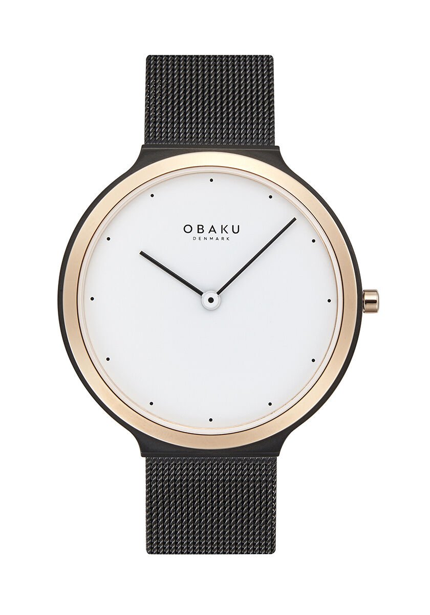 Obaku Denmark V269GXMWMB Quartz Safir Kristal 40 mm  Erkek Kol Saati
