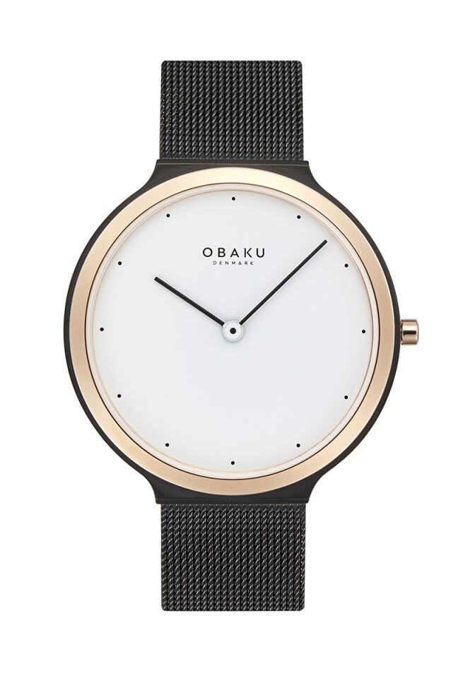 Obaku Denmark V269GXMWMB Quartz Safir Kristal 40 mm  Erkek Kol Saati