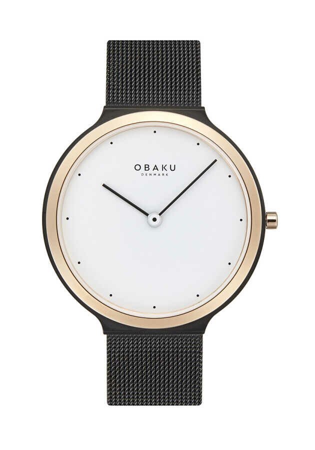 Obaku Denmark V269GXMWMB Quartz Safir Kristal 40 mm  Erkek Kol Saati