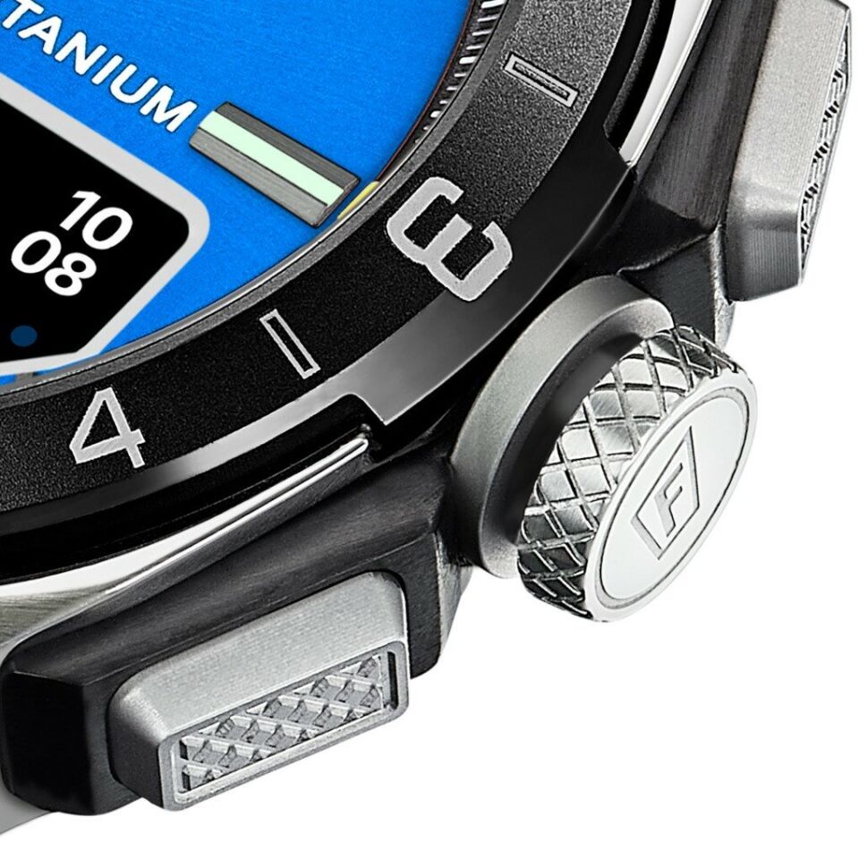 Festina F23000/8 Connected Quartz Analog/Dijital Silikon Sarı Titanyum Kasa Mavi Kadran 44 mm Erkek Kol Saati