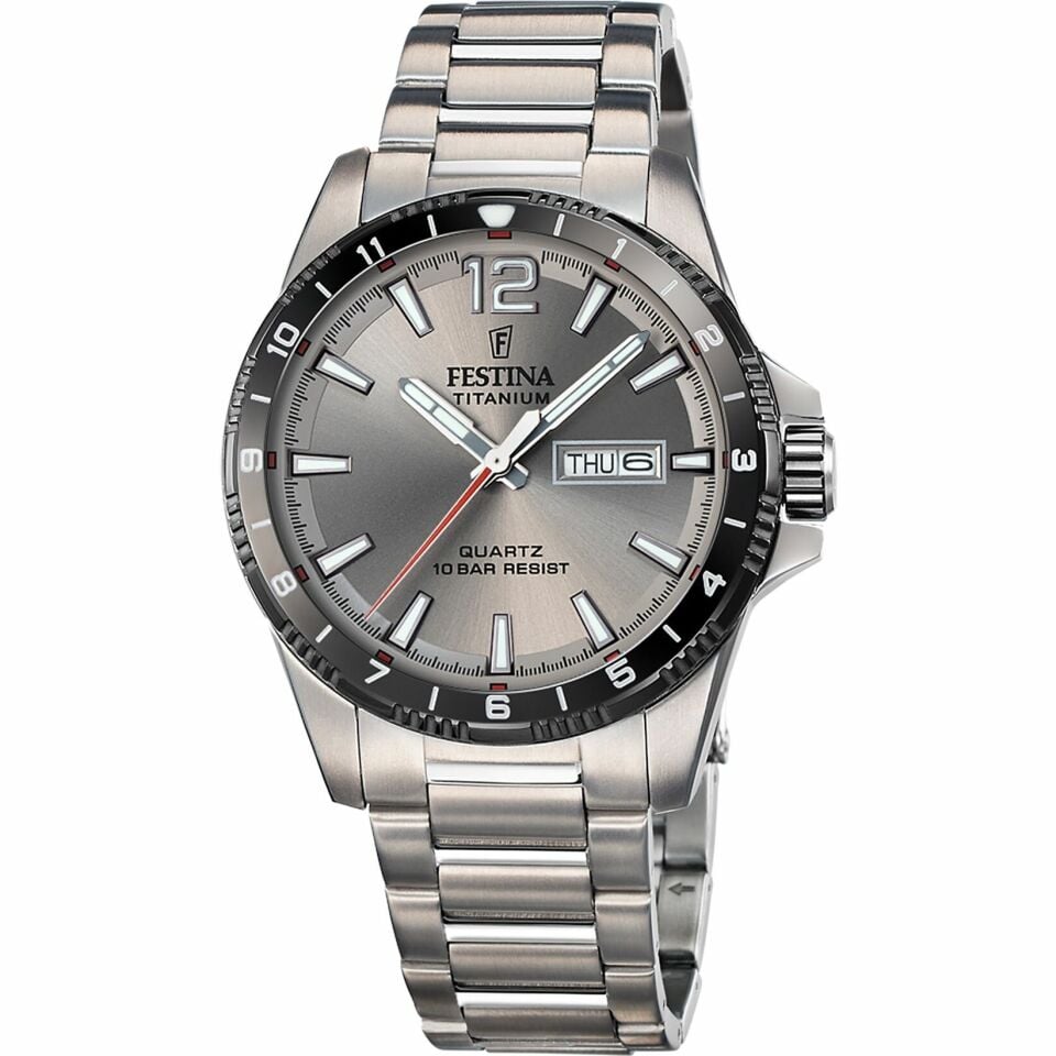 Festina F20698/1 Quartz Titanyum Gri 10 ATM 43 mm Erkek Kol Saati