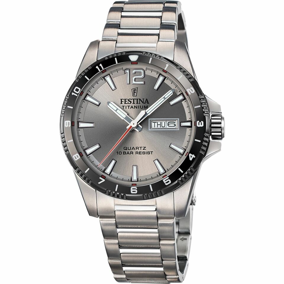 Festina F20698/1 Quartz Titanyum Gri 10 ATM 43 mm Erkek Kol Saati