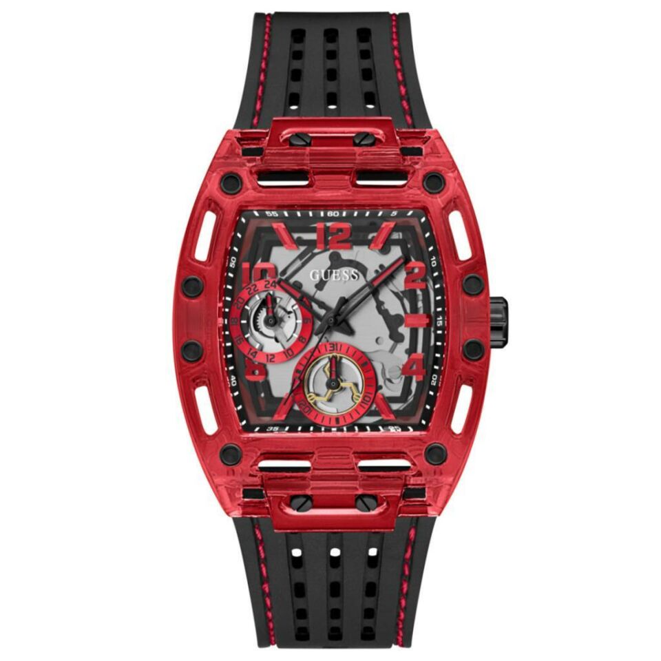 Guess GUGW0499G4 Quartz Silikon Siyah 41.5 mmx43 mm Erkek Kol Saati