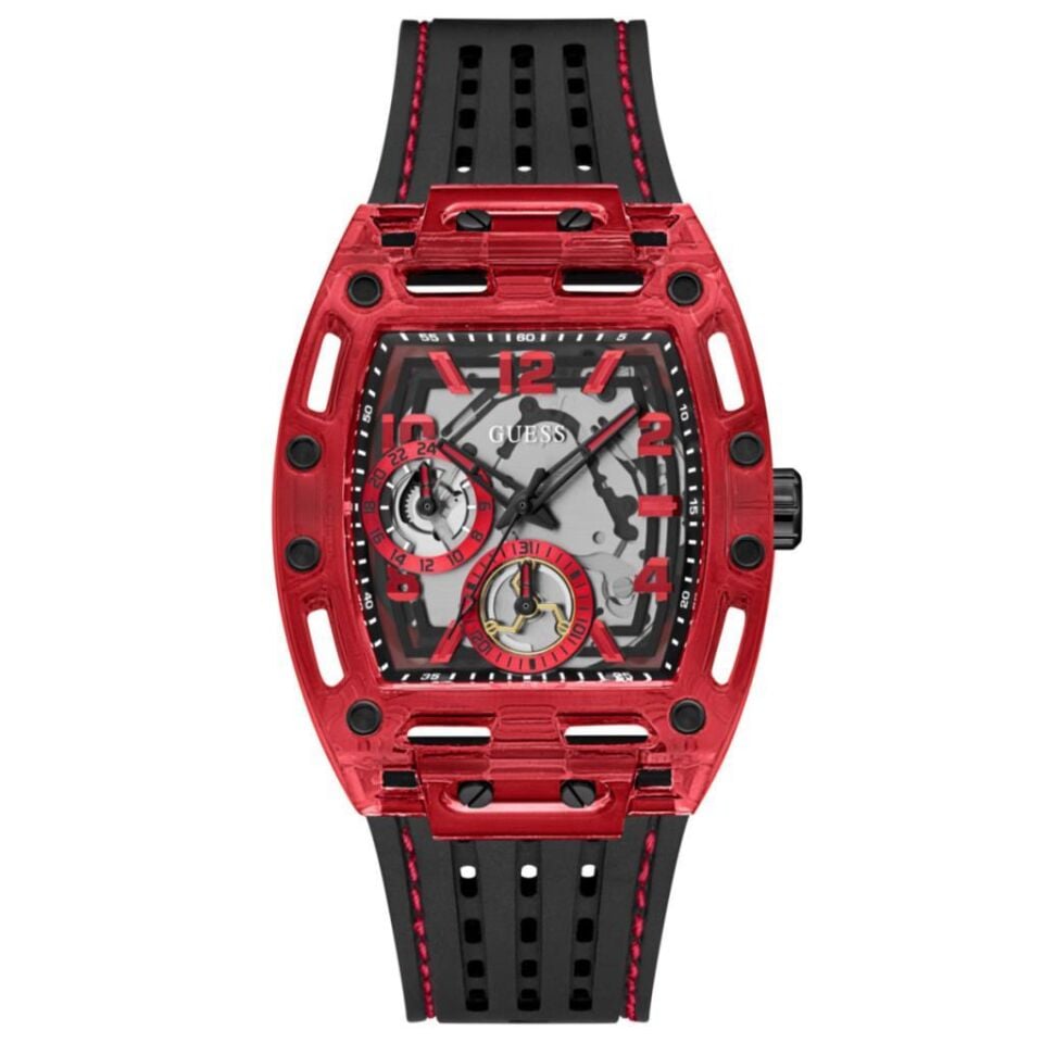 Guess GUGW0499G4 Quartz Silikon Siyah 41.5 mmx43 mm Erkek Kol Saati