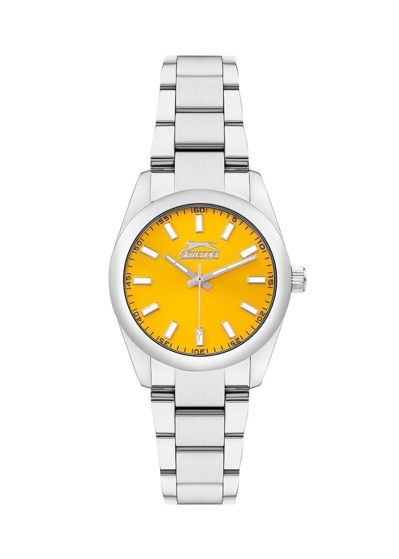 Slazenger SL.09.2282.3.03 Quartz Çelik Sarı Kadran 34 mm Kadın Kol Saati