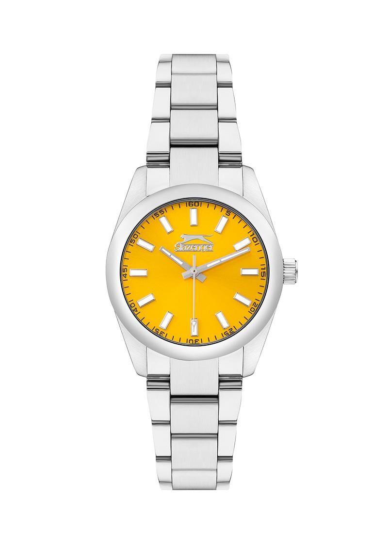 Slazenger SL.09.2282.3.03 Quartz Çelik Sarı Kadran 34 mm Kadın Kol Saati