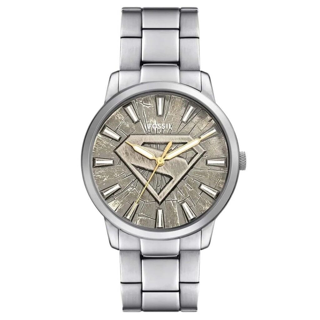 Fossil FLE1207SET Superman x Fossil Limited-Edition S-Shield Erkek Kol Saati