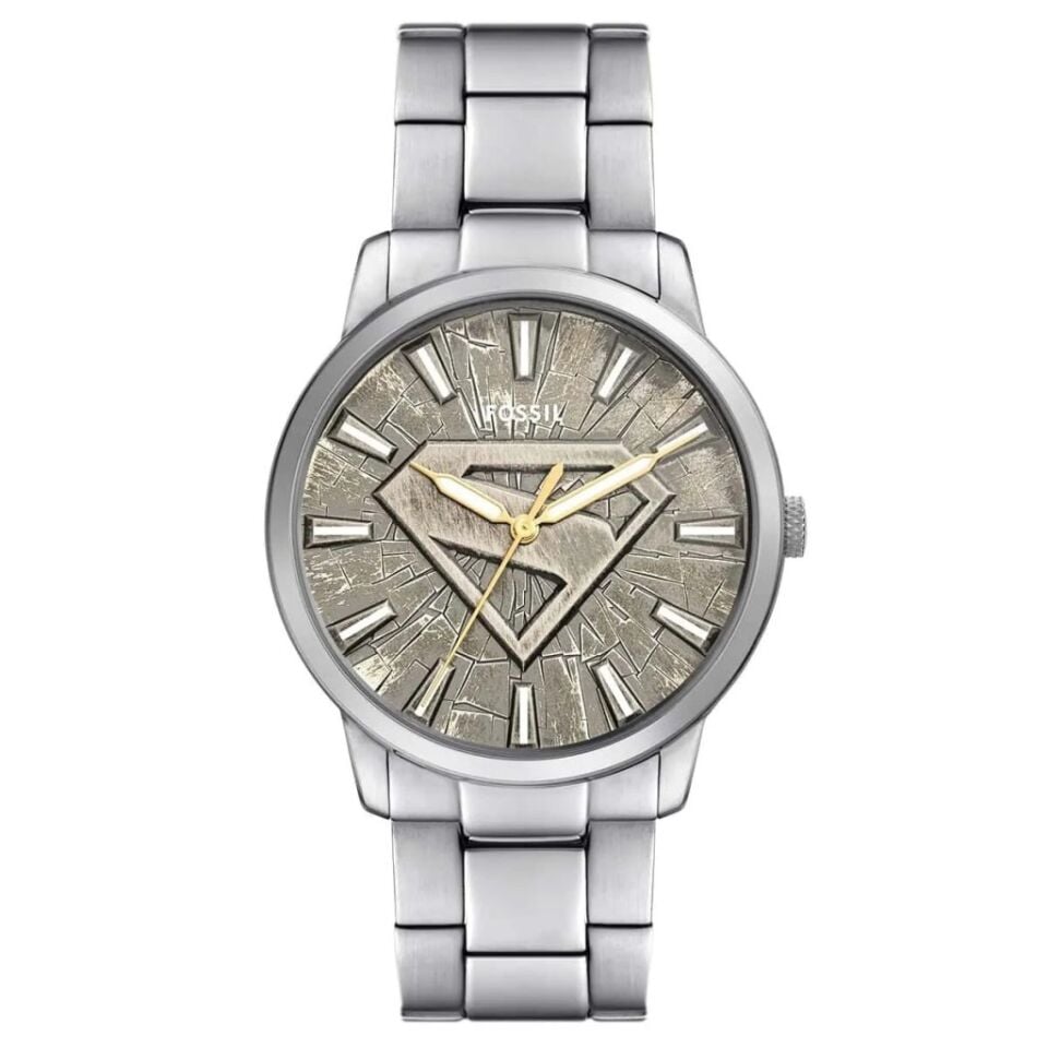 Fossil FLE1207SET Superman x Fossil Limited-Edition S-Shield Erkek Kol Saati