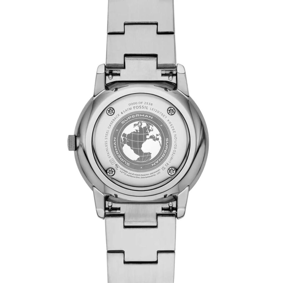 Fossil FLE1207SET Superman x Fossil Limited-Edition S-Shield Erkek Kol Saati