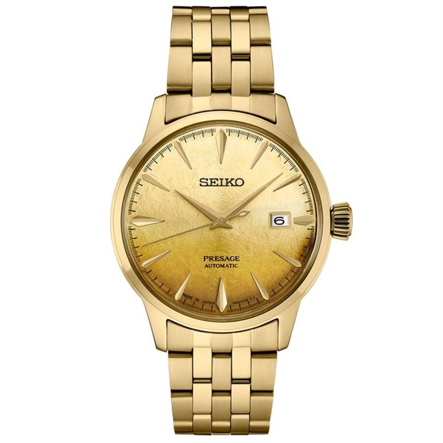 Seiko Presage SRPK46J 41 mm Çelik Gold 5 Atm Otomatik Erkek Kol Saati