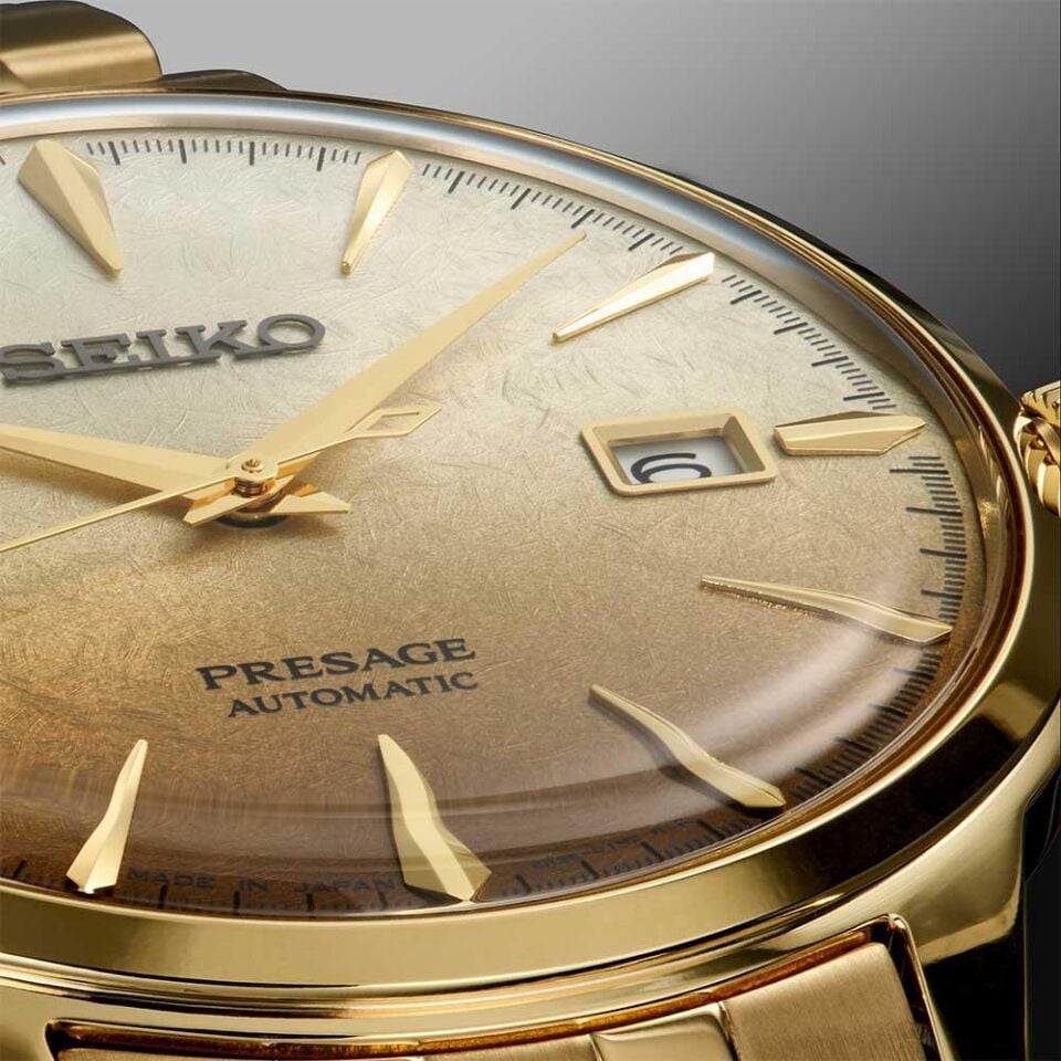 Seiko Presage SRPK46J 41 mm Çelik Gold 5 Atm Otomatik Erkek Kol Saati