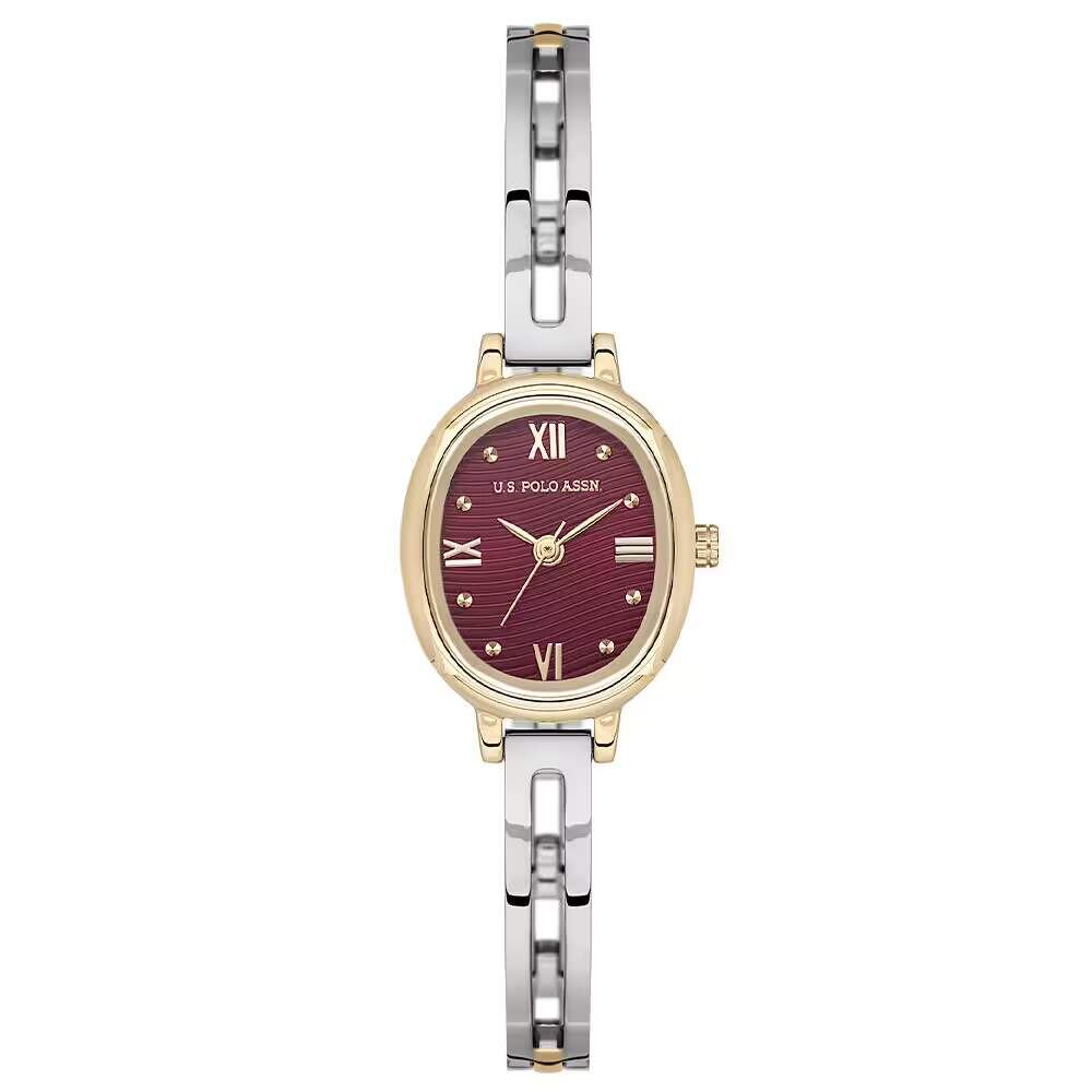 U.s. Polo Assn. USPA2174-03 Quartz Çelik Gri-Altın Rengi 20x29 mmm Kadın Kol Saati