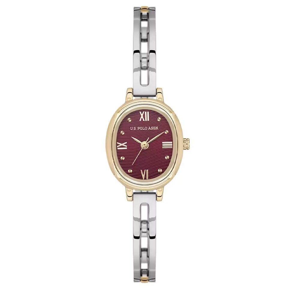 U.s. Polo Assn. USPA2174-03 Quartz Çelik Gri-Altın Rengi 20x29 mmm Kadın Kol Saati