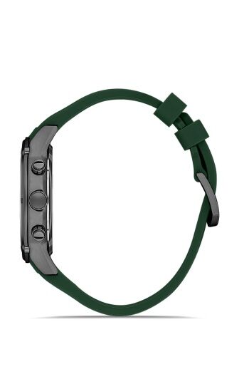 Quartz Silikon Yeşil 45 mm Fonksiyonları Aktif Erkek Kol Saati
