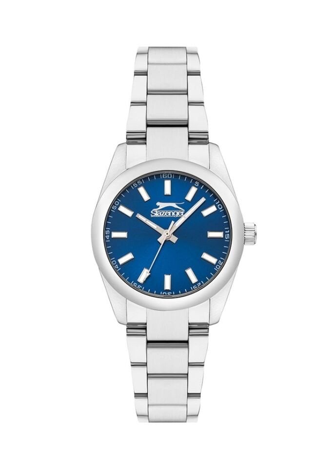 Slazenger SL.09.2282.3.08 Quartz Çelik Gri Lacivert Kadran 34 mm Kadın Kol Saati