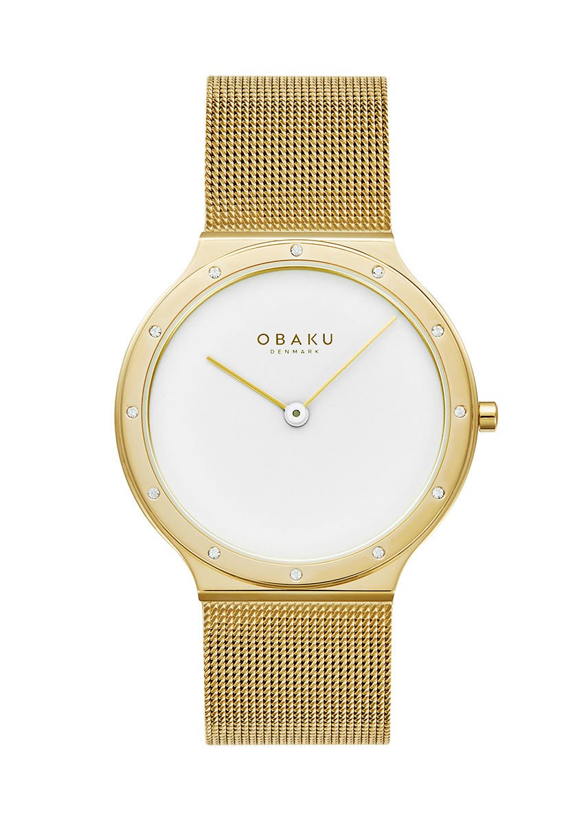 ObAKU Denmark V285LEGWMG Quartz Safir Kristal 33 mm Kadın Kol Saati