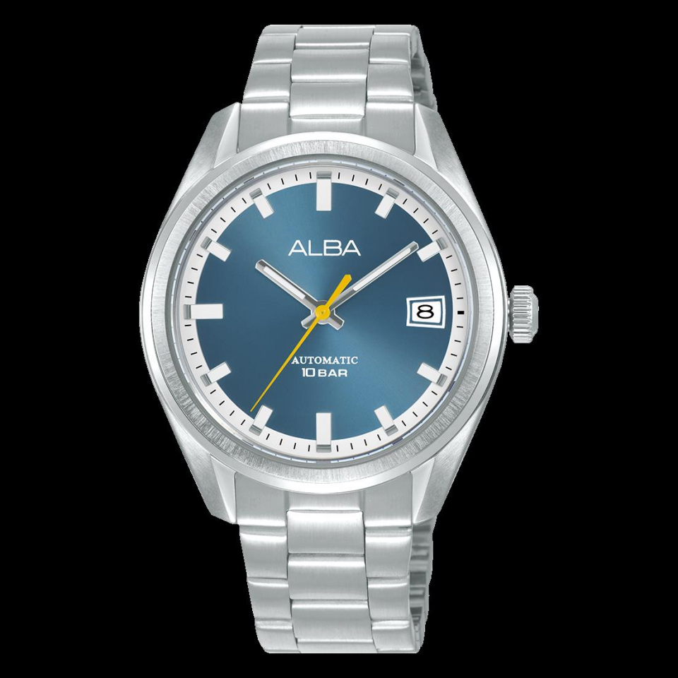Alba AU4097X1 Otomatik Çelik Gri Mavi Kadran 10 ATM 38 mm Erkek Kol Saati
