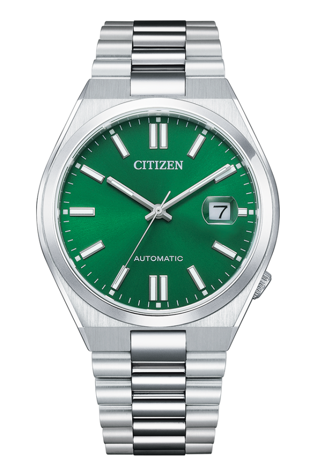 Citizen Tsuyosa NJ0150-81X 40 mm Çelik Yeşil Kadran Erkek Kol Saati