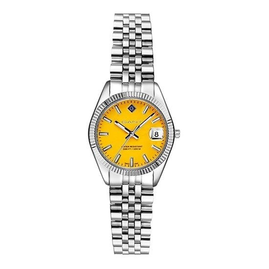 Gant G181009 Quartz Çelik Gri Sarı Kadran 28 mm Kadın Kol Saati