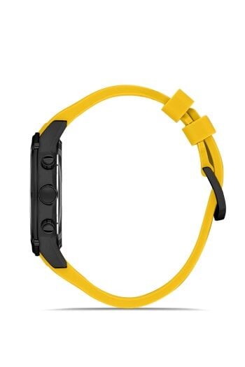 Ferro Sarı Silikon Kordon Erkek Kol Saati FM31363D-ZN Tüm Fonksiyonlar Aktif 3 ATM Su Geçirmez