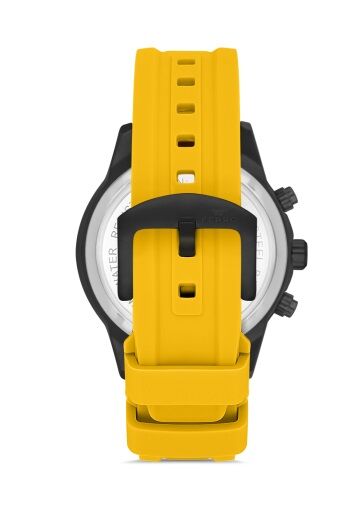 Ferro Sarı Silikon Kordon Erkek Kol Saati FM31363D-ZN Tüm Fonksiyonlar Aktif 3 ATM Su Geçirmez