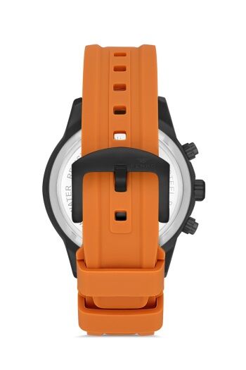 Ferro Turunucu Silikon Kordon Erkek Kol Saati FM31363D-ZL Tüm Fonksiyonlar Aktif 3 ATM Su Geçirmez