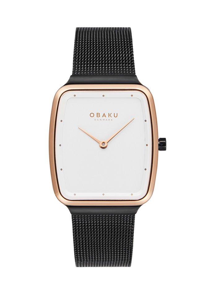 Obaku Denmark V267LXMIMB Quartz Safir Kristal 27 mmKadın Kol Saati