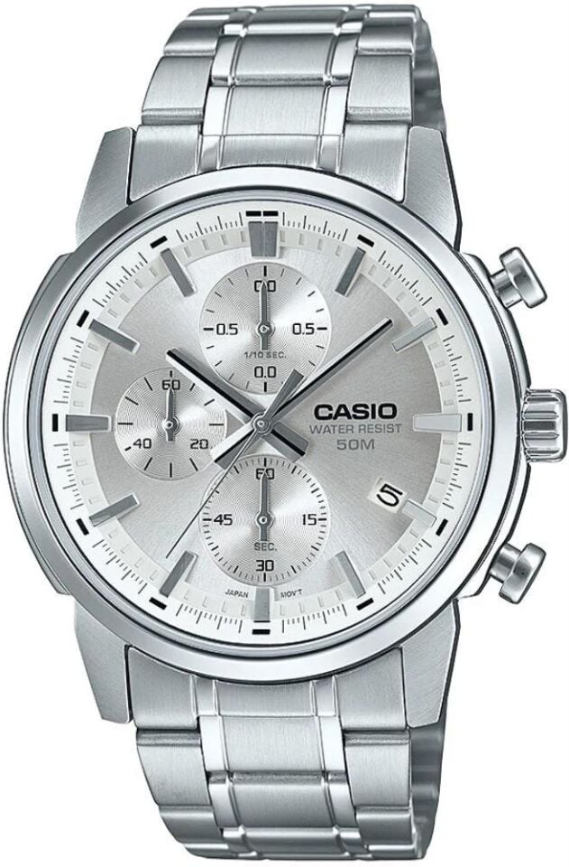 Casio MTP-E510D-7AVDF Quartz Çelik Gri 42 mm Erkek Kol Saati