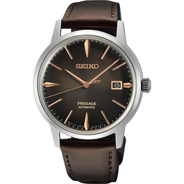 Seiko SRPJ17J1 Otomatik Deri Kahverengi 40 mm Erkek Kol Saati