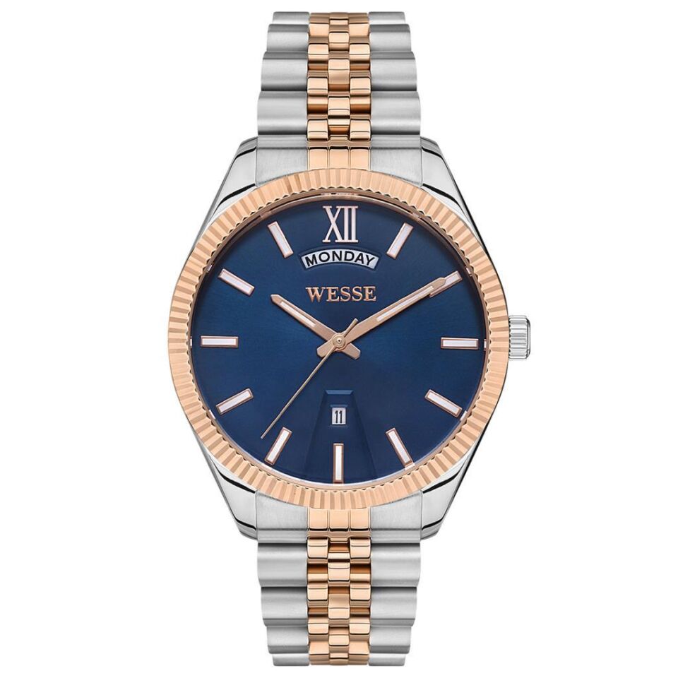 Wesse WWG207301 Quartz Çelik Rose Gold/Metalik Gri Erkek Kol Saati