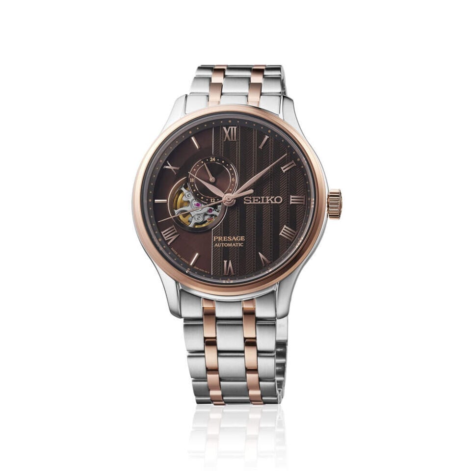 Seiko SSA466J Otomatik Çelik Gri-Rosegold Safir 10 ATM 42 mm Erkek Kol Saati