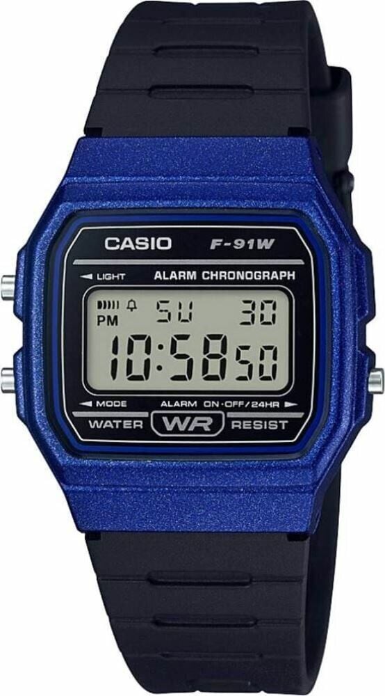 Casio F-91WM-2ADF Quartz Silikon Siyah 35 mm Erkek Kol Saati