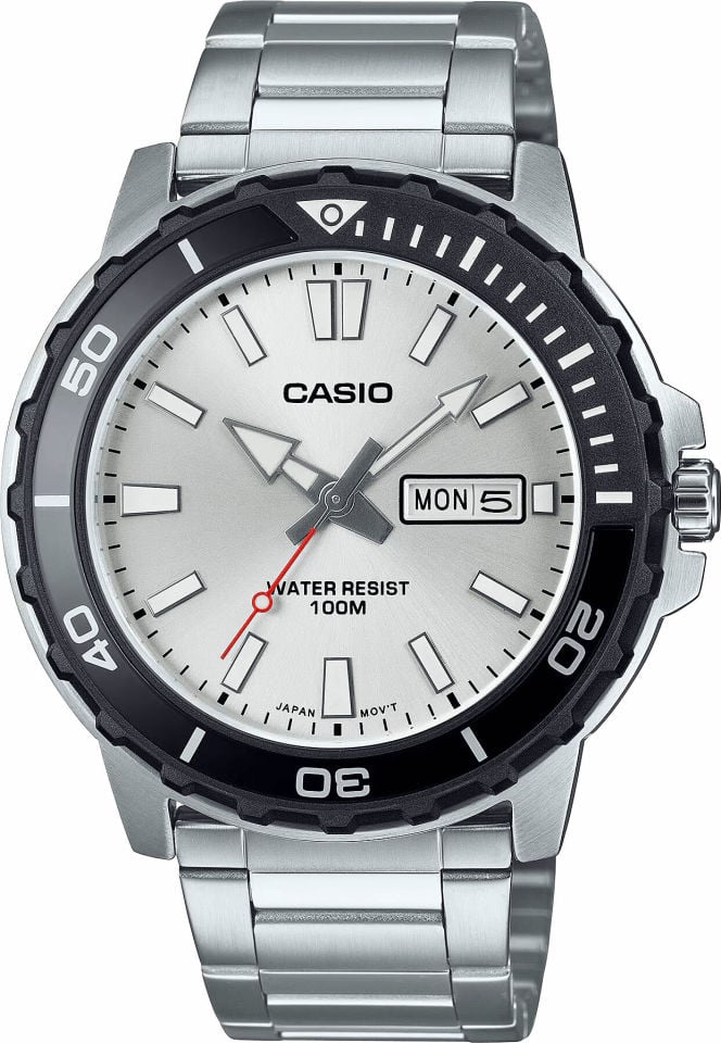Casio MTD-125D-7AVDF Quartz Çelik Gri 10 ATM 46 mm Erkek Kol Saati