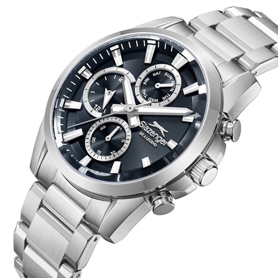 Slazenger SL.09.2522.2.02 Quartz Çelik Gri 42 mm Erkek Kol Saati